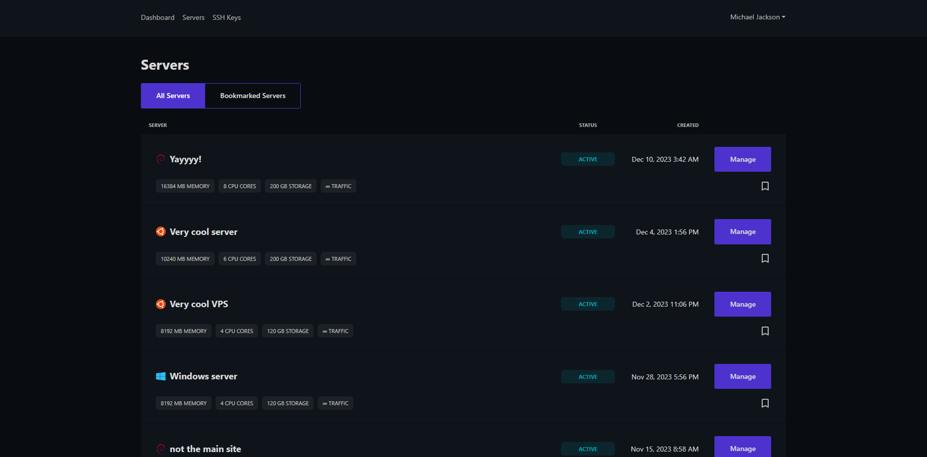 Trillium Host dPanel